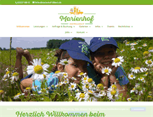 Tablet Screenshot of marienhof-ribbeck.de